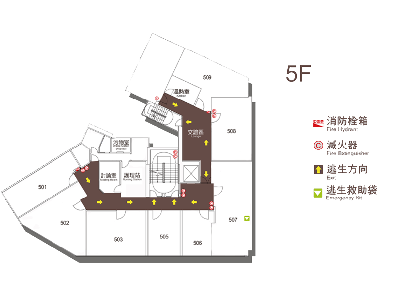 5F樓層平面圖