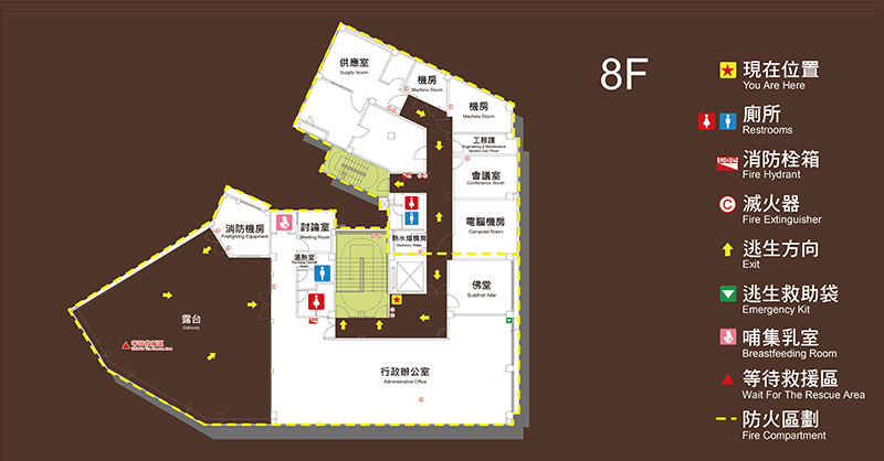 8F樓層平面圖