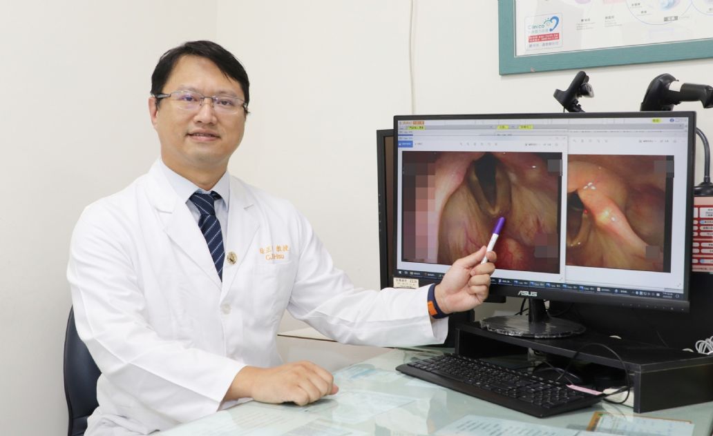 徐正明教授診斷為單側聲帶麻痺，採玻尿酸聲帶注射治療後，提升病人生活品質。