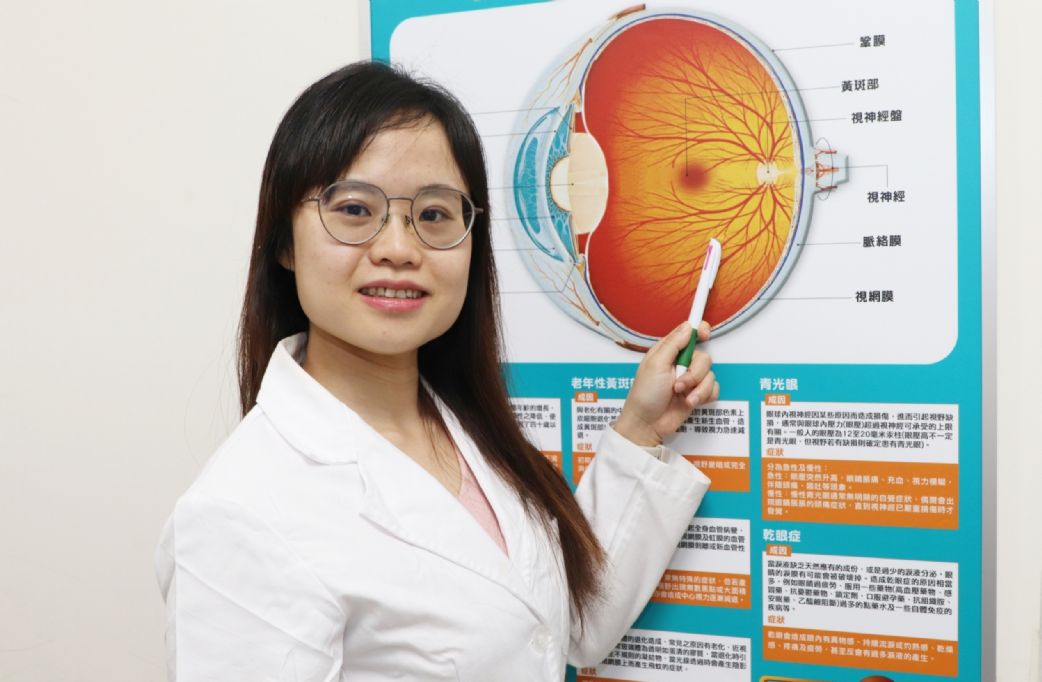 何明芝醫師呼籲，黃斑部是眼睛最精密之處，若有異狀應盡速就診。