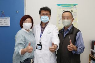 新聞圖片:換腎也能消腹水救心臟！ 妻捐腎助夫重拾健康人生